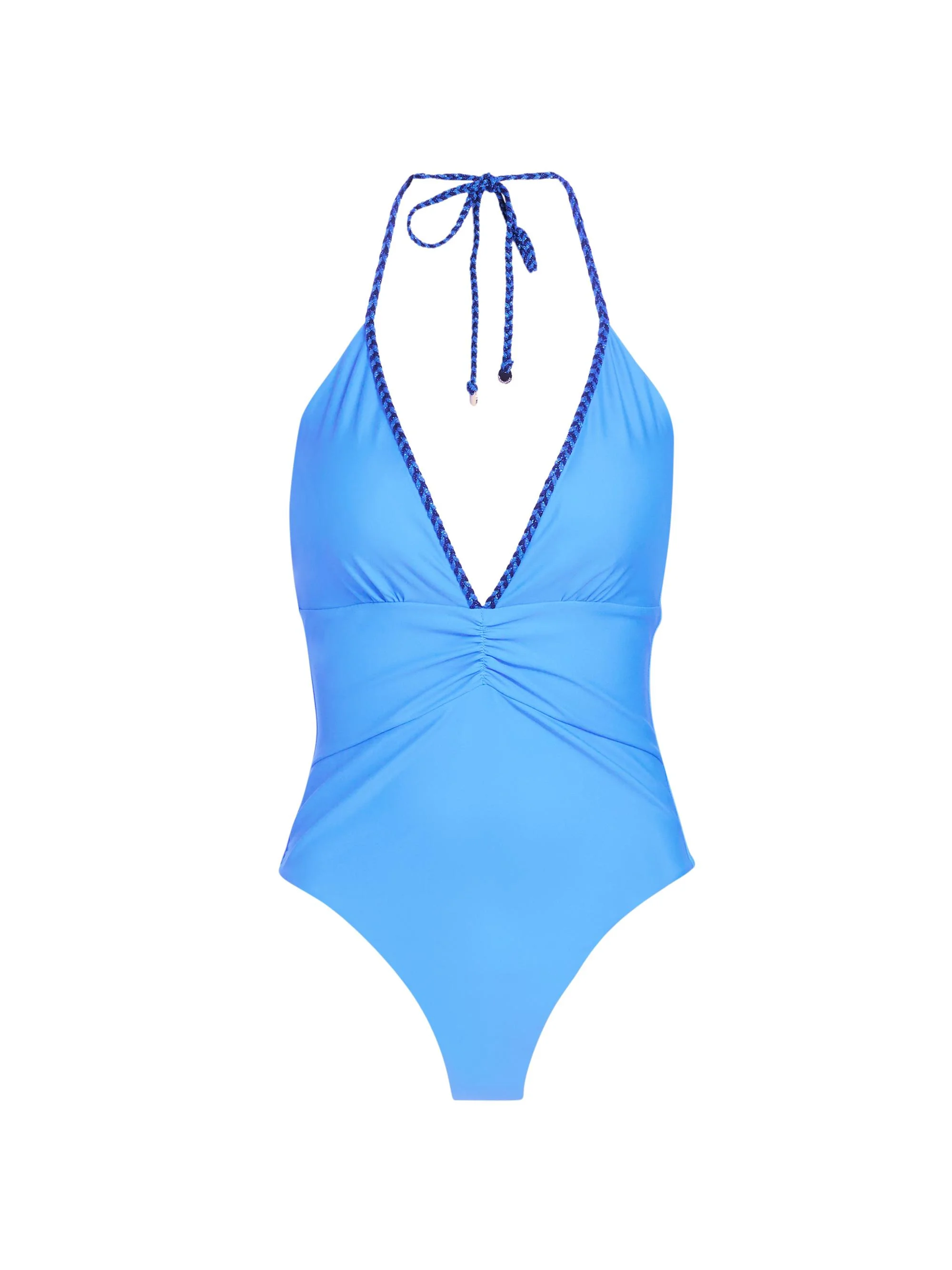 Women's Madison Halterneck One-Piece Swimsuit - Blue - 1