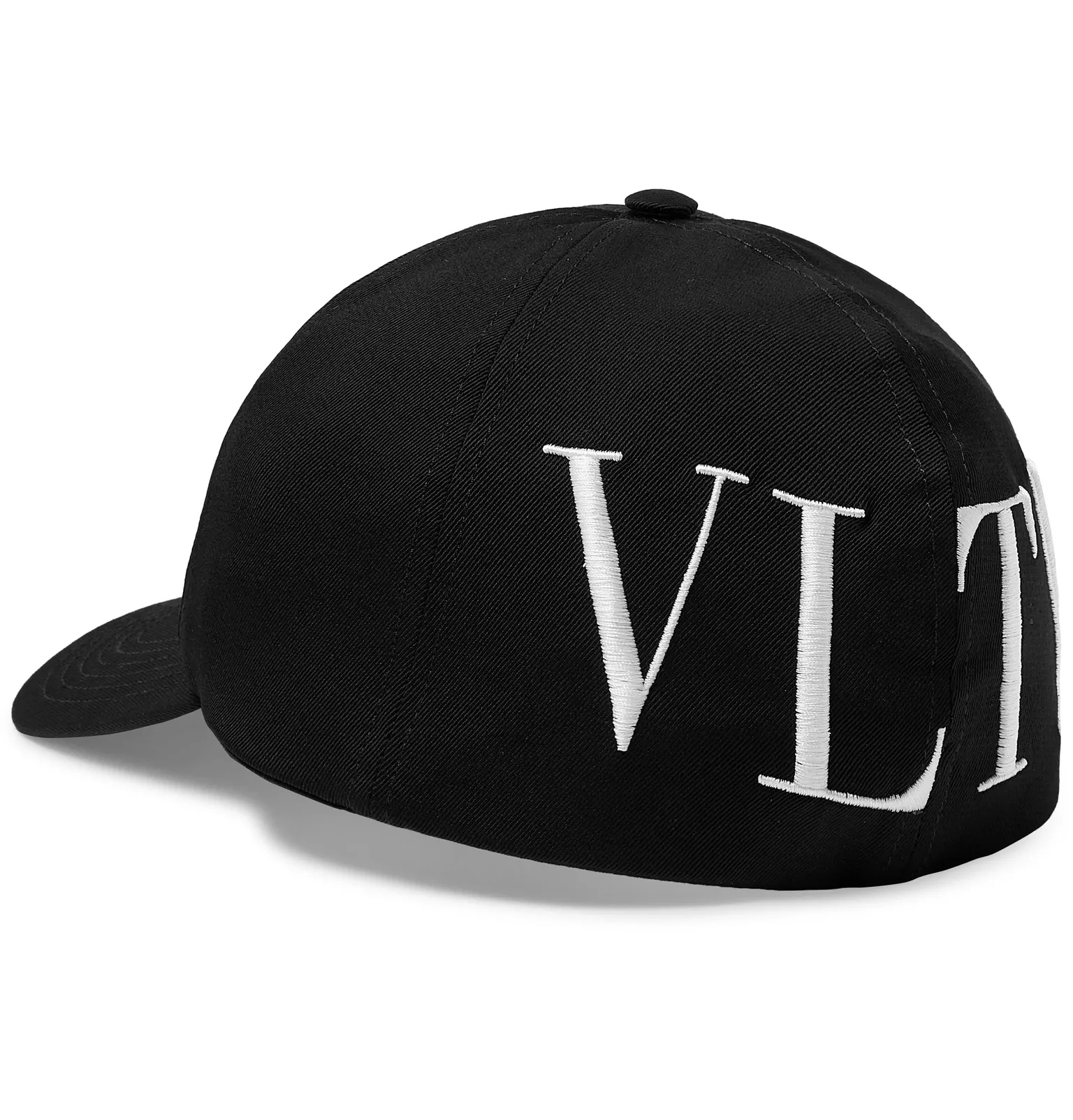 Valentino Garavani Logo-Embroidered Stretch-Wool Twill Baseball Cap - 4