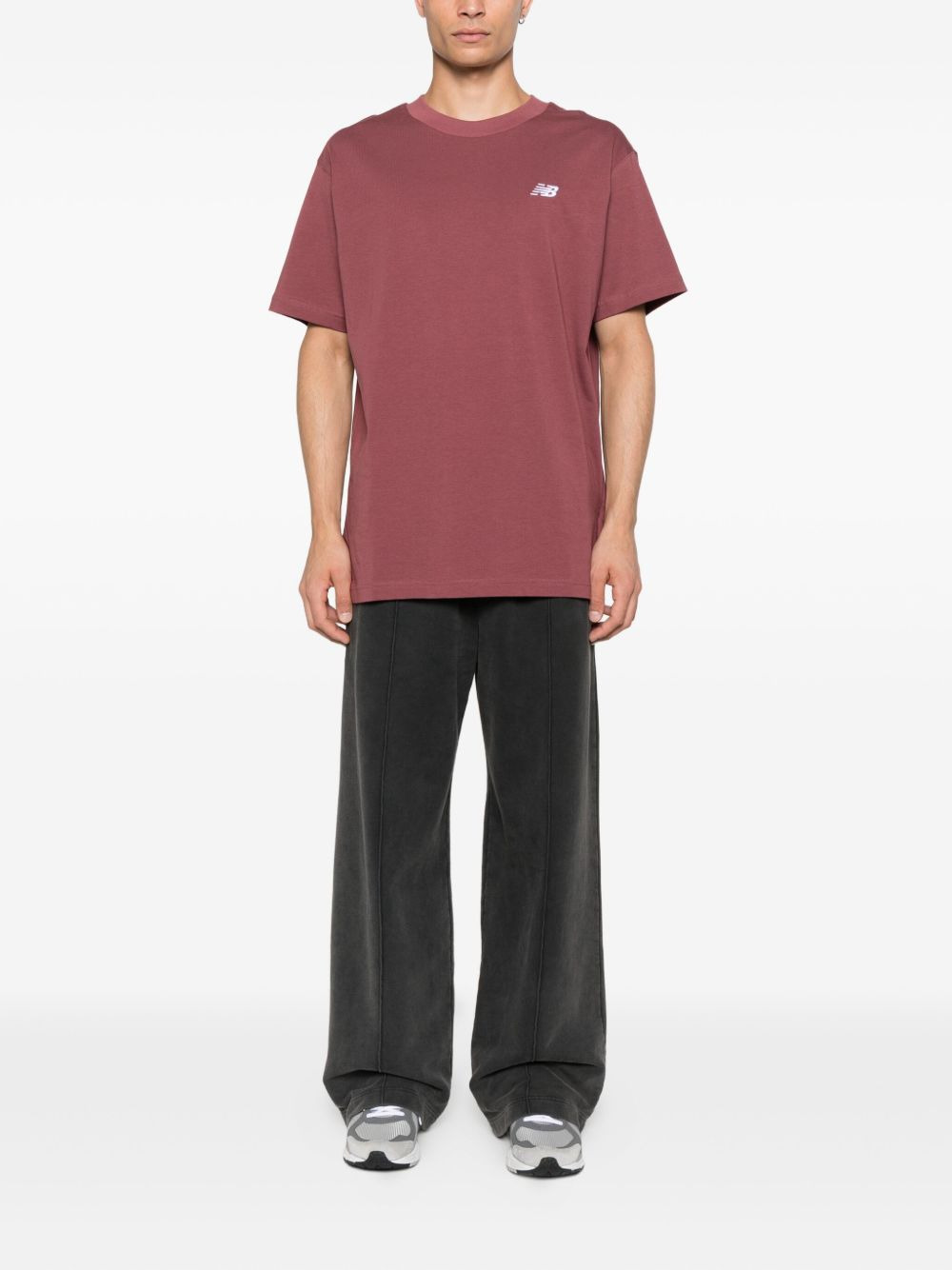 embroidered-logo cotton T-shirt - 2
