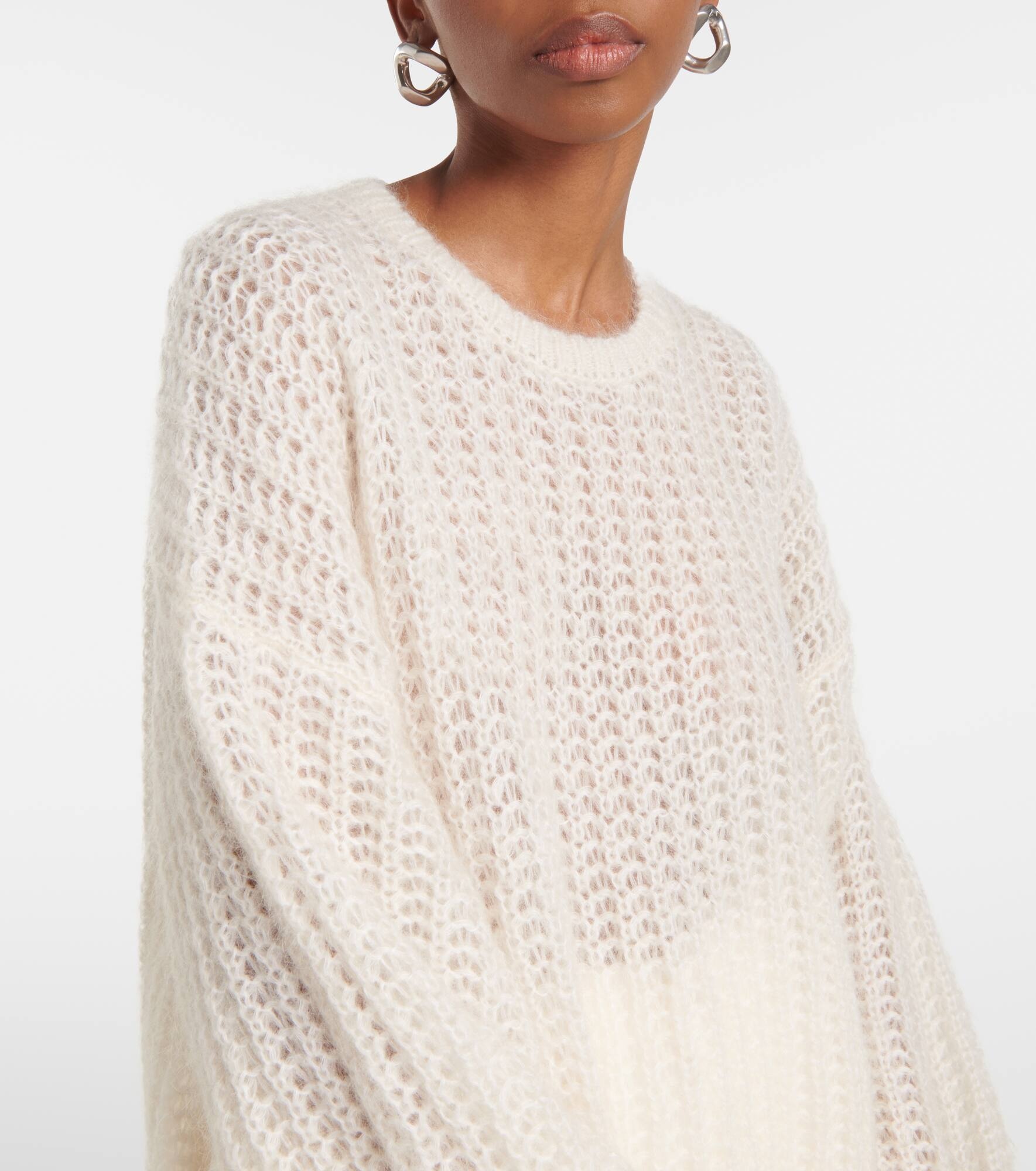 Mohair and wool-blend sweater - 4