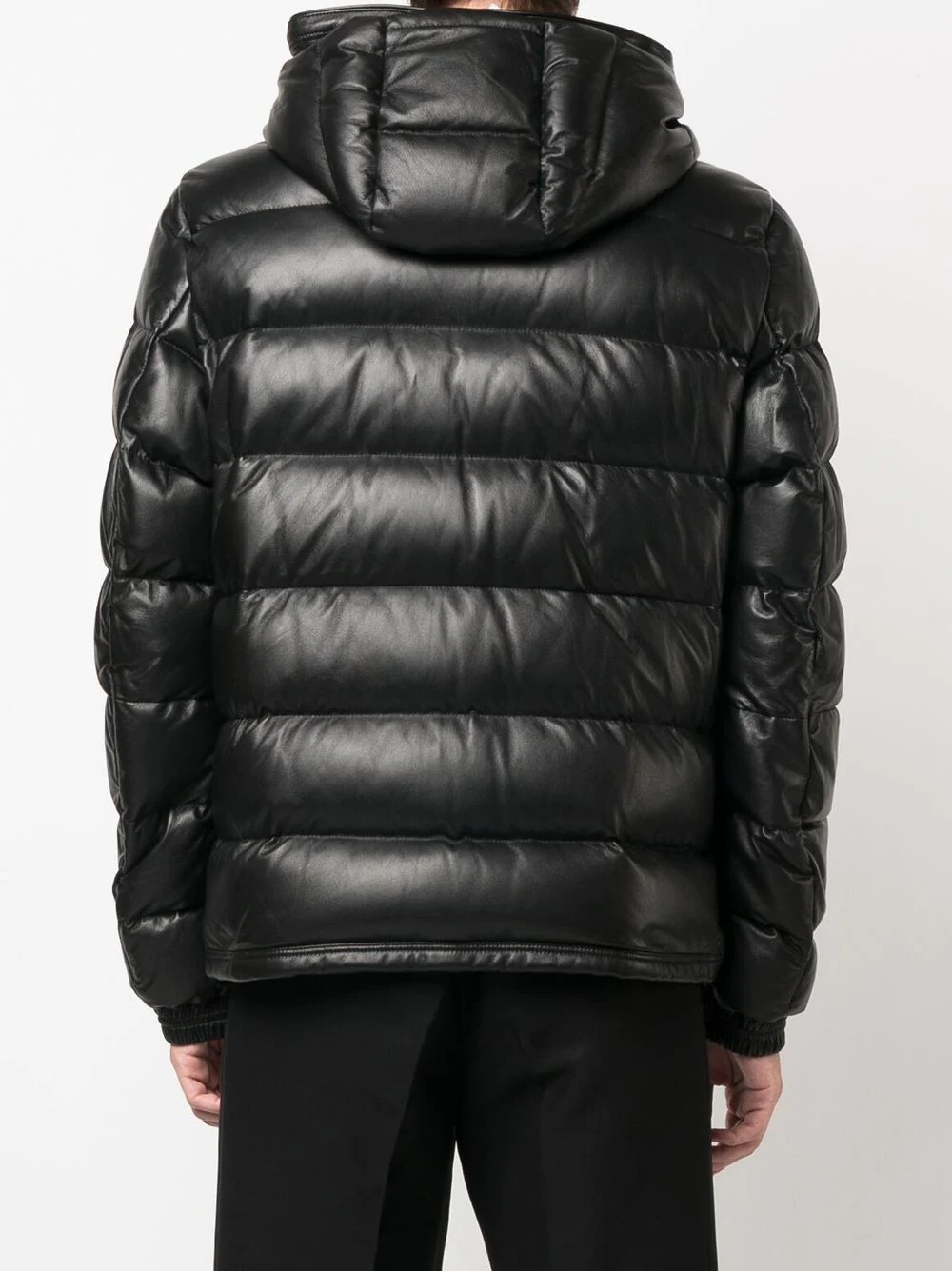 hooded zip-up padded jacket - 4