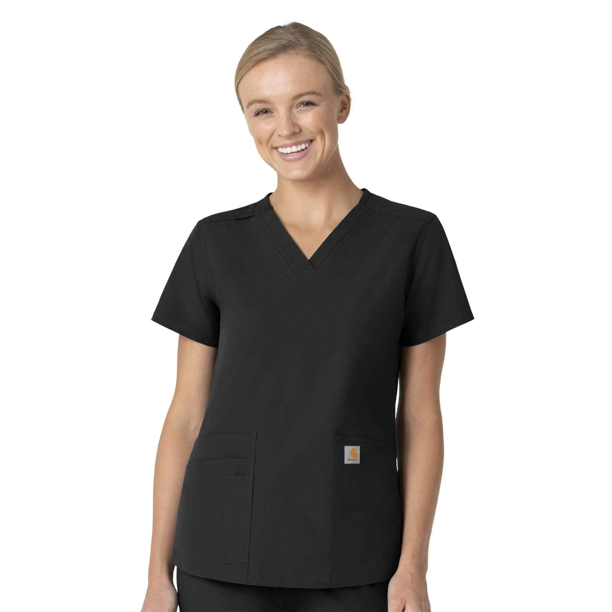 Women's Force Essentials V-Neck Scrub Top - 1