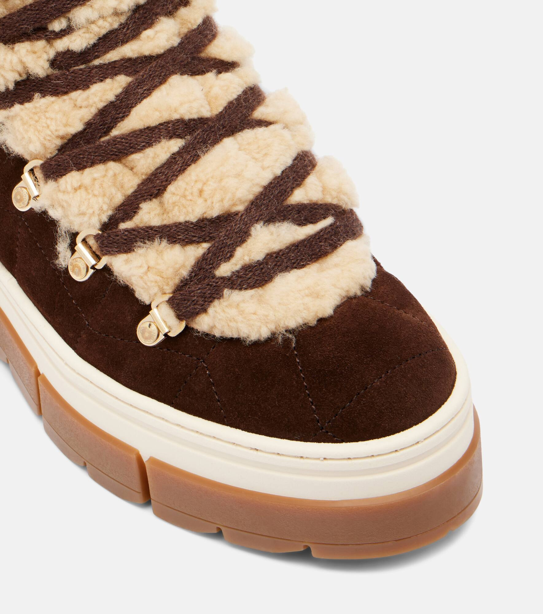 Vaduz suede and shearling ankle boots - 5