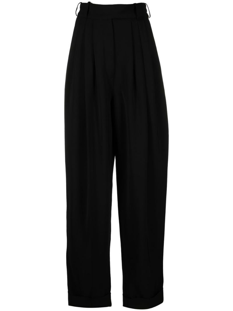 boyfriend high-waisted suit trousers - 1