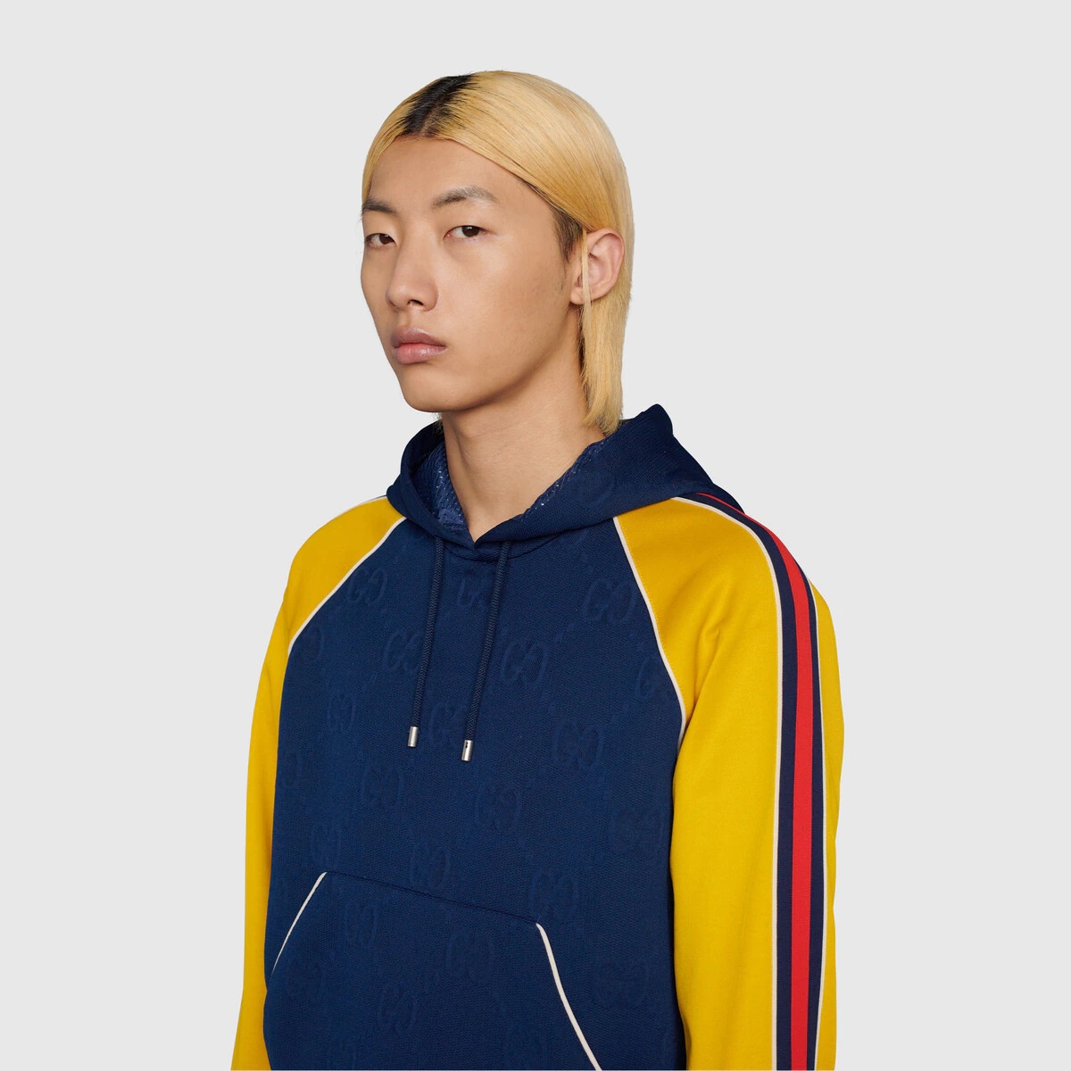 GG jacquard hooded sweatshirt - 5