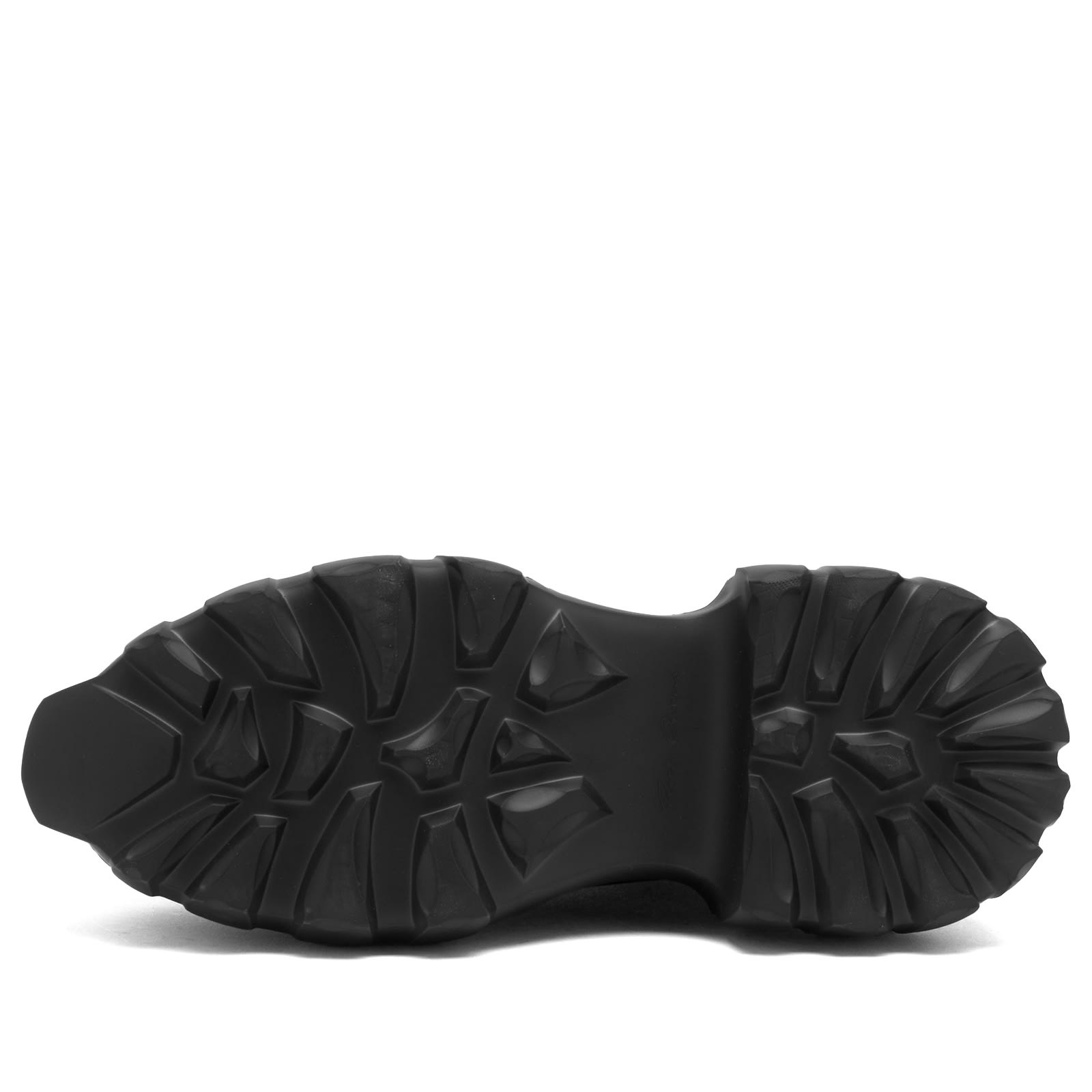 Rick Owens Leather Mega Tractor Boots - 5