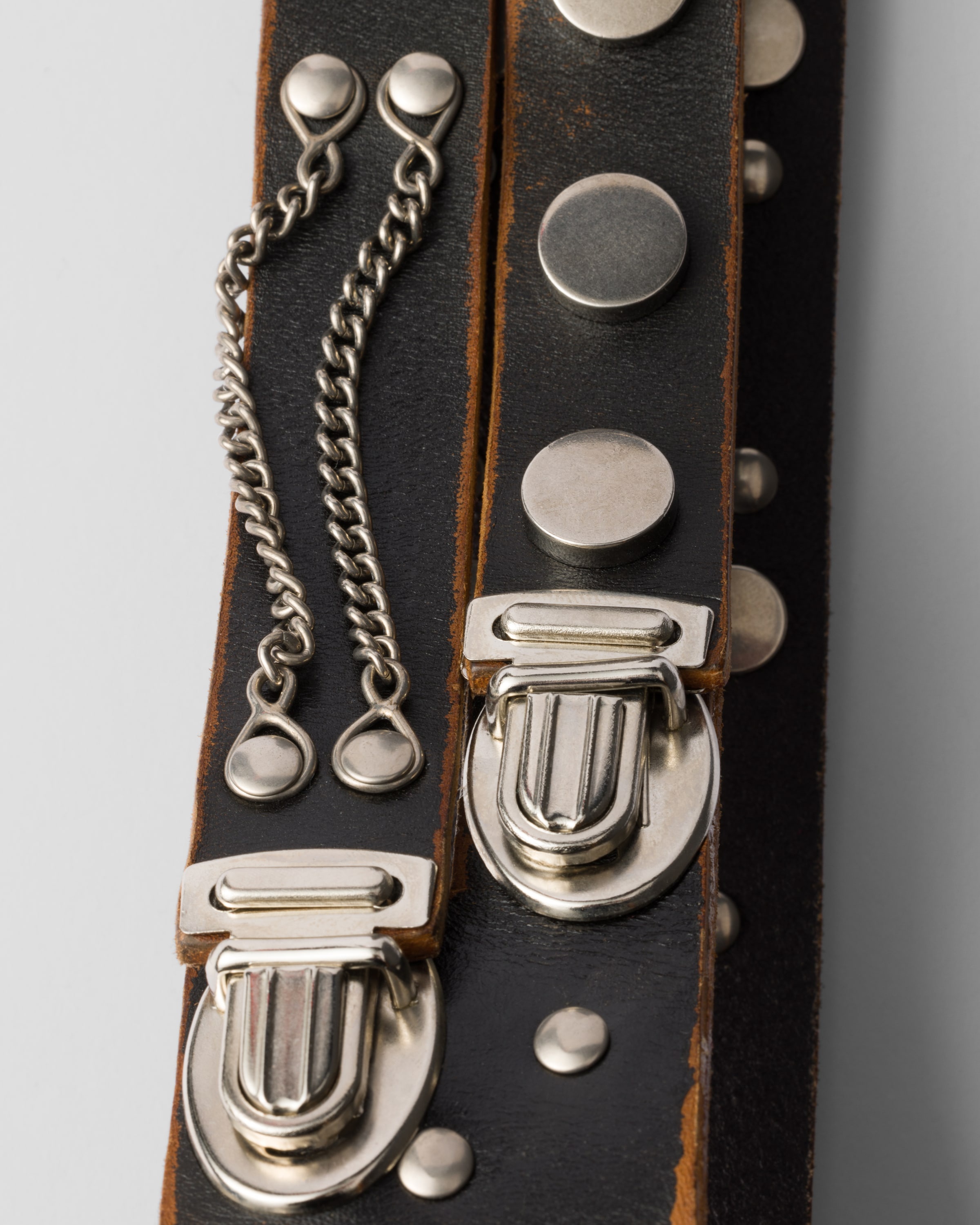 Studded leather belt - 2