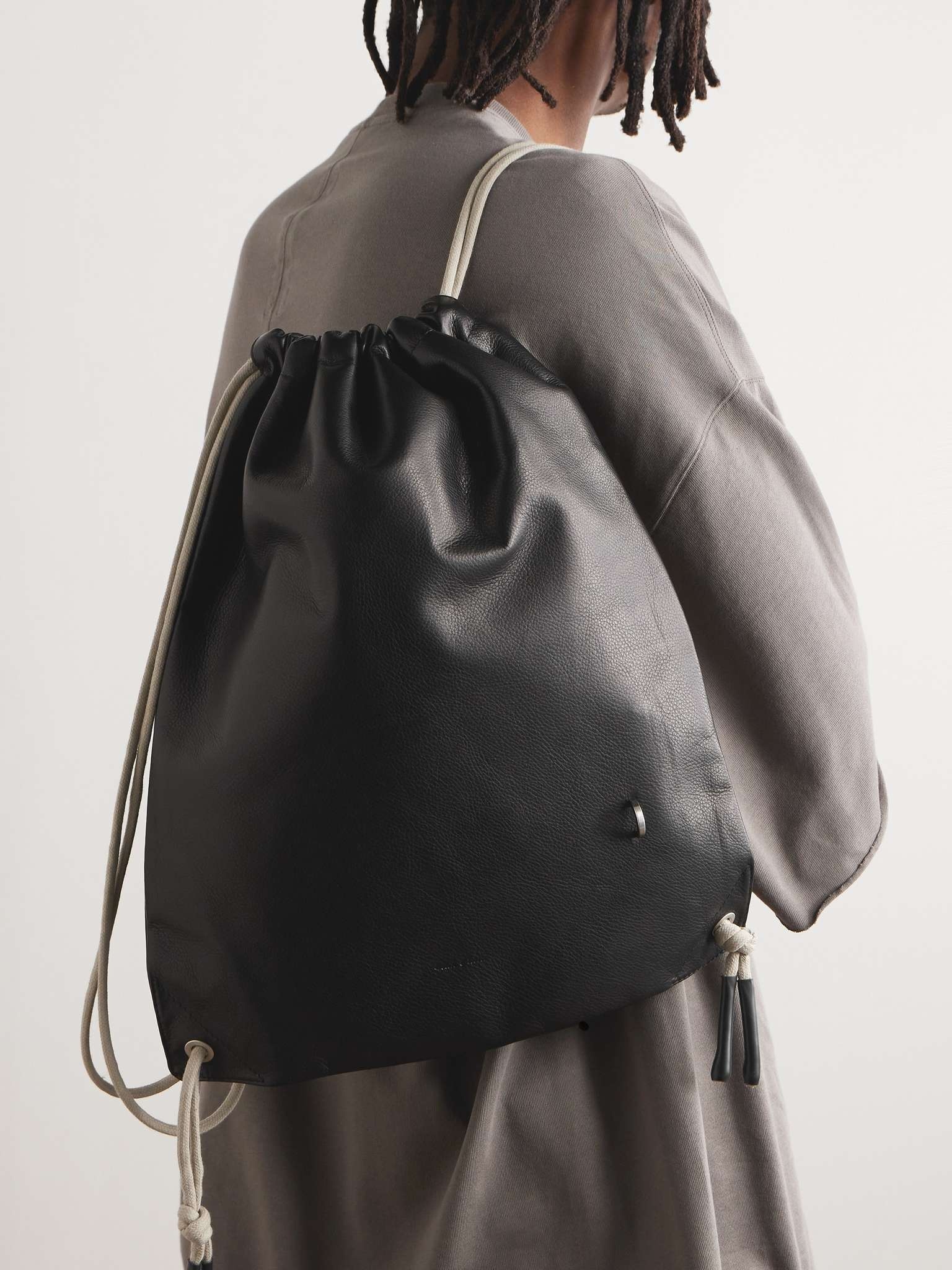 Embellished Full-Grain Leather Backpack - 2