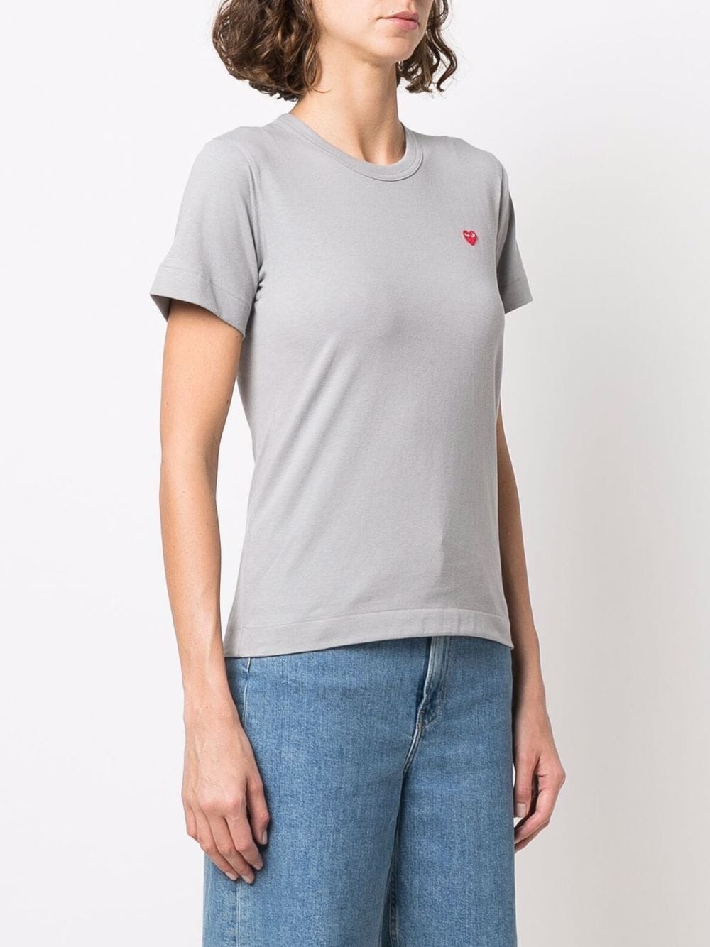 cotton embroidered-logo T-shirt - 3
