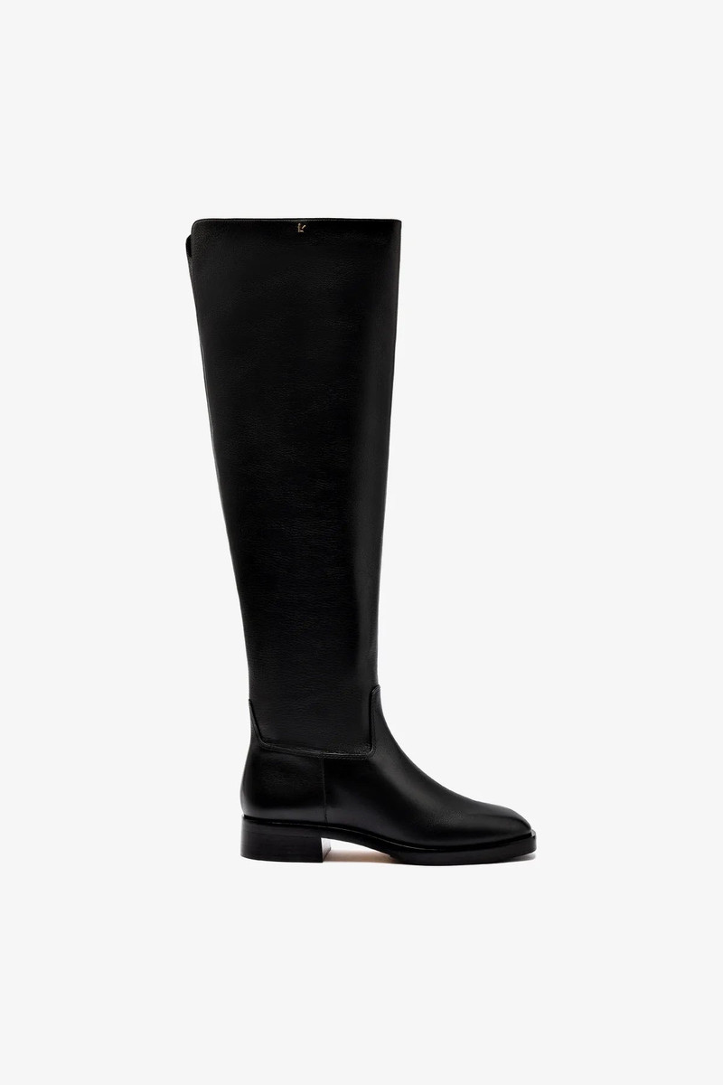 Anne Hi Boot In Black Leather 1