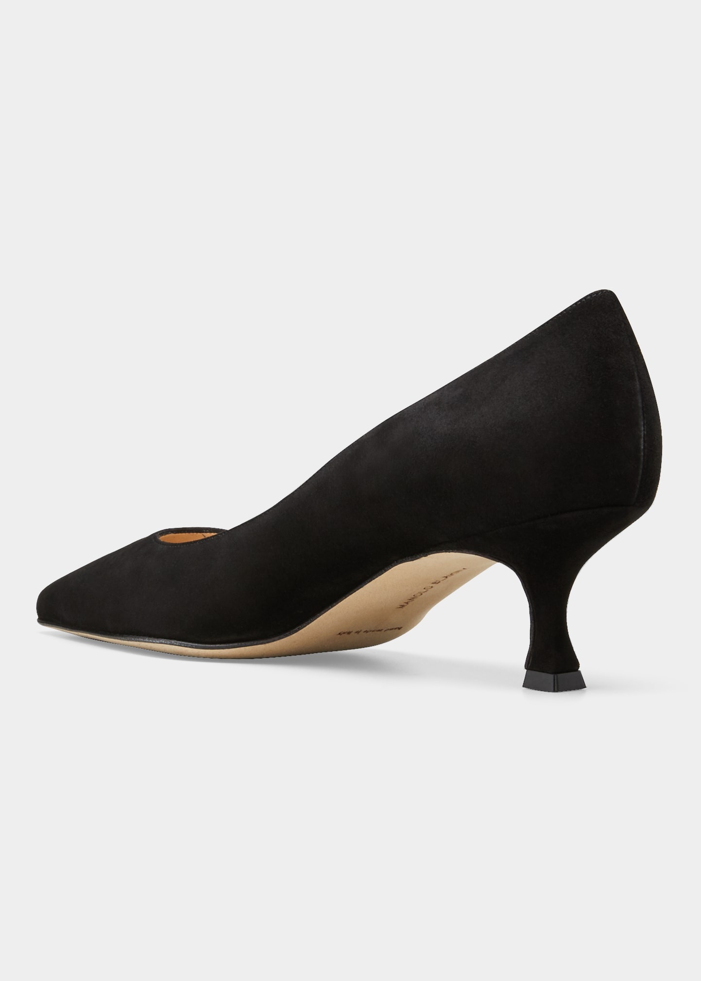 Srila Suede Low-Heel Pump - 4