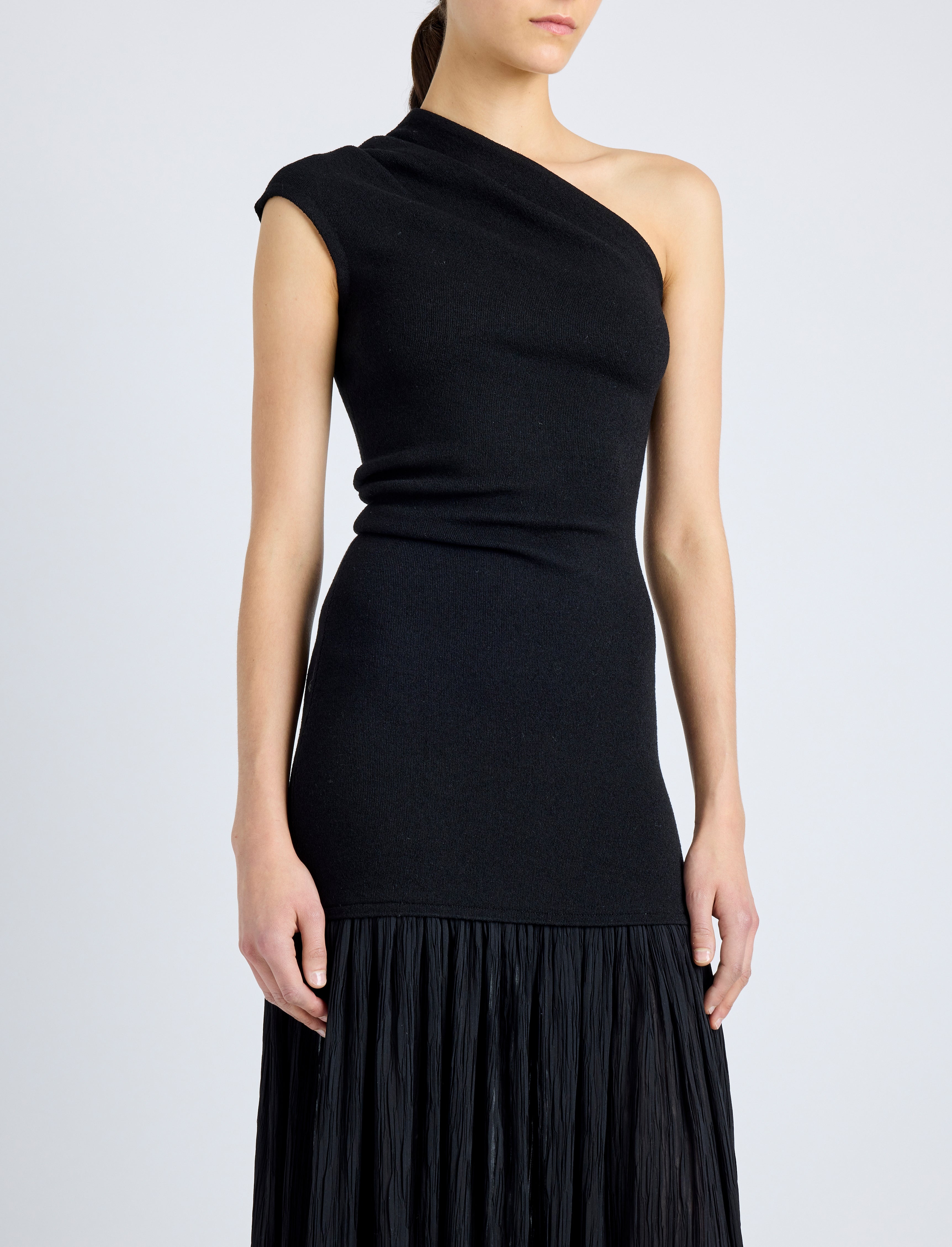 Cora Dress in Pleated Crepe Chiffon - 5