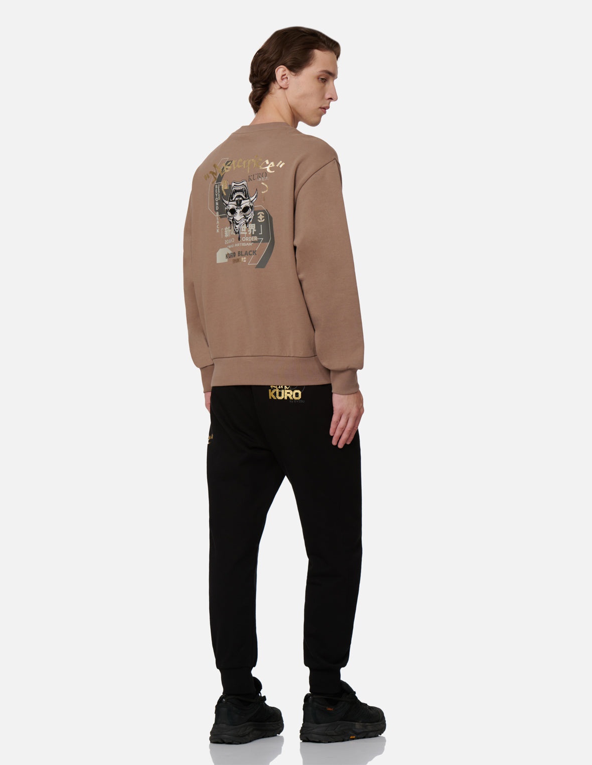 Melting Hannya Skull Embroidered Sweatshirt - 3