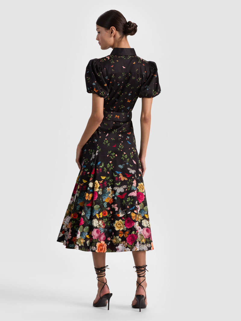 Alice + Olivia HENRIETTA BELTED MIDI DRESS outlook