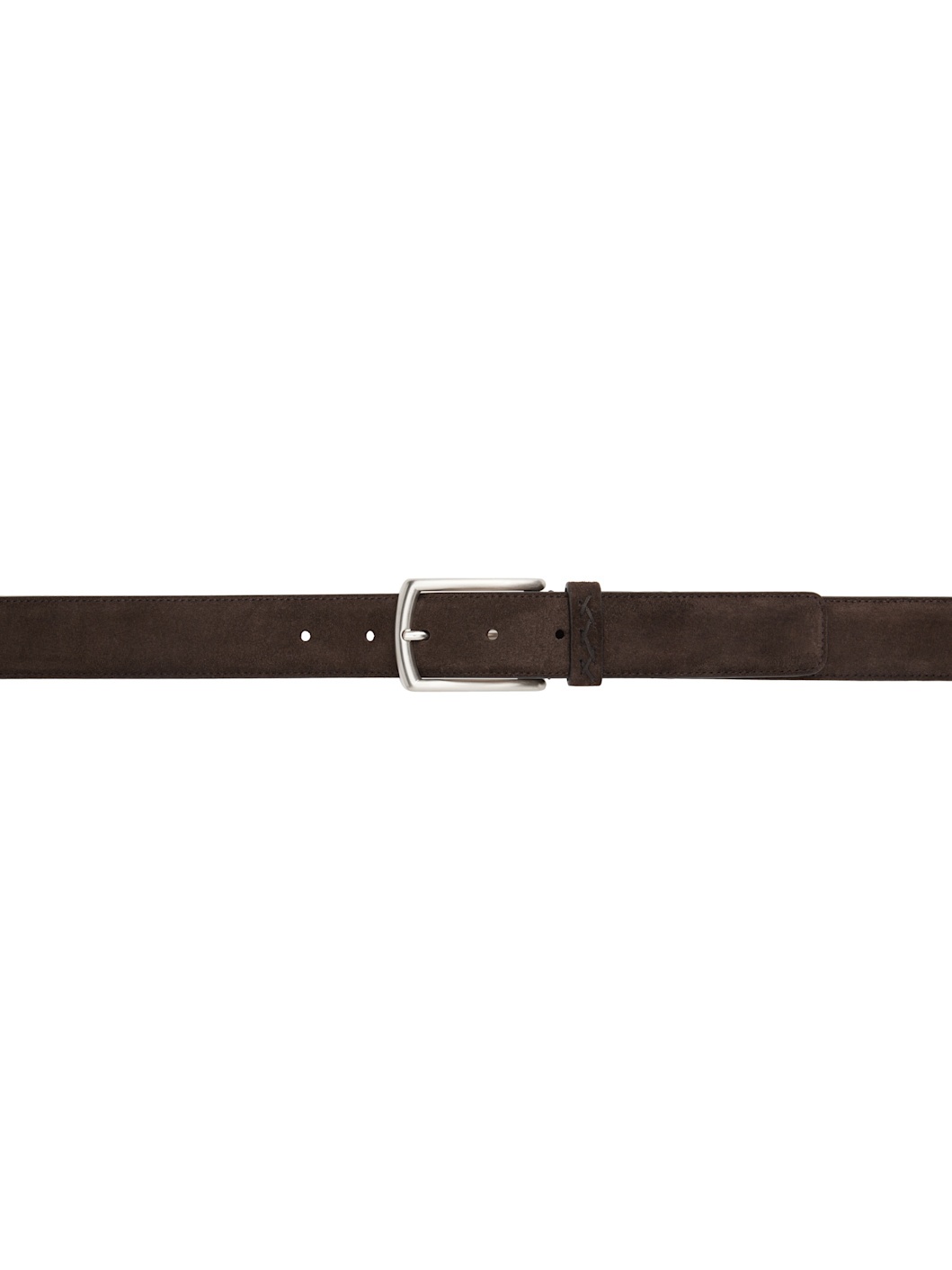 Brown Suede Belt - 1