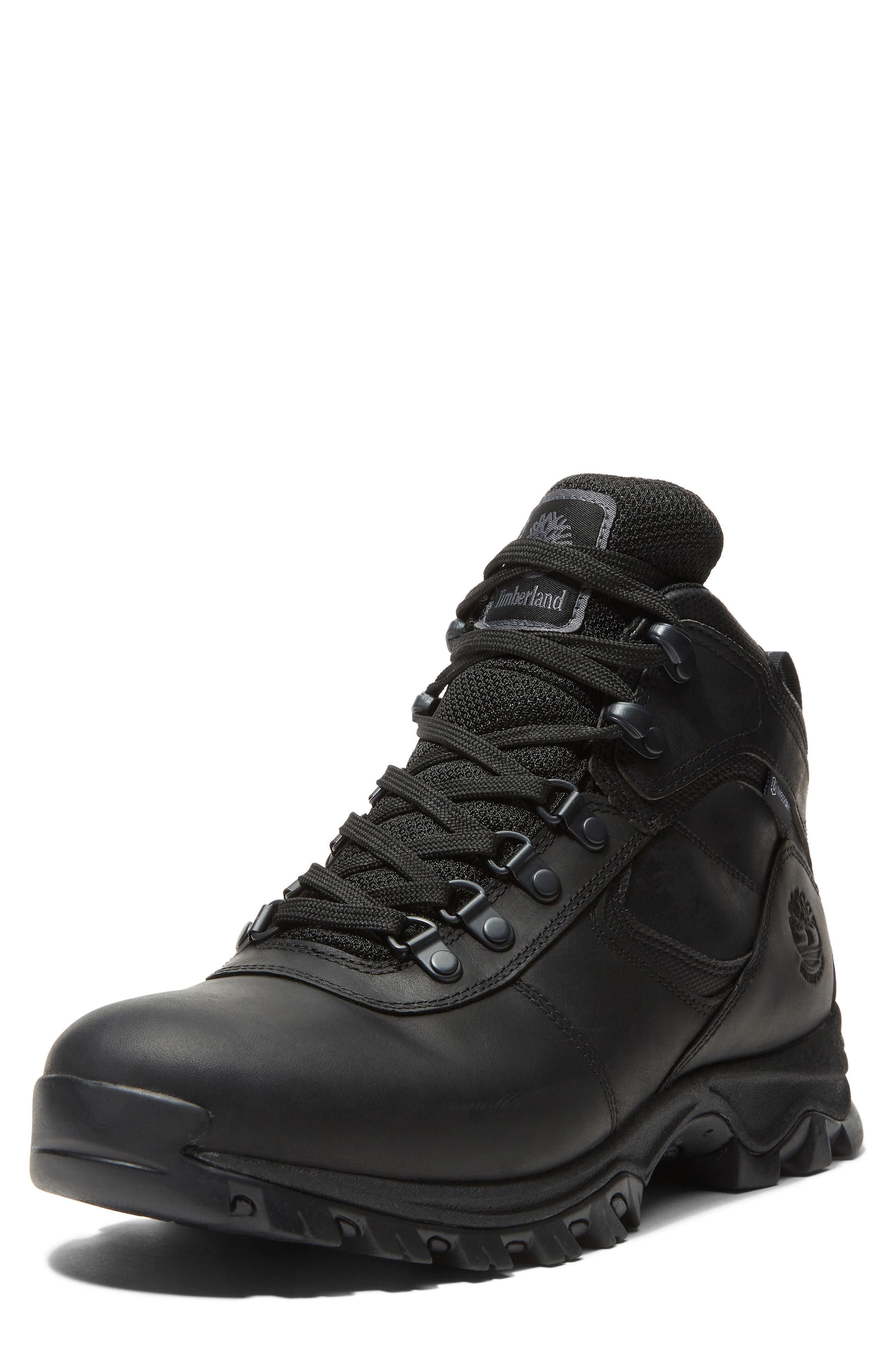 Timberland Mt. Maddsen Waterproof Hiking Boot in Black at Nordstrom - 6