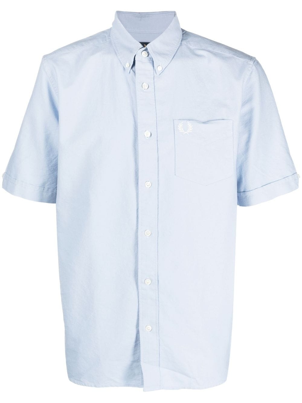 short-sleeve cotton shirt - 1