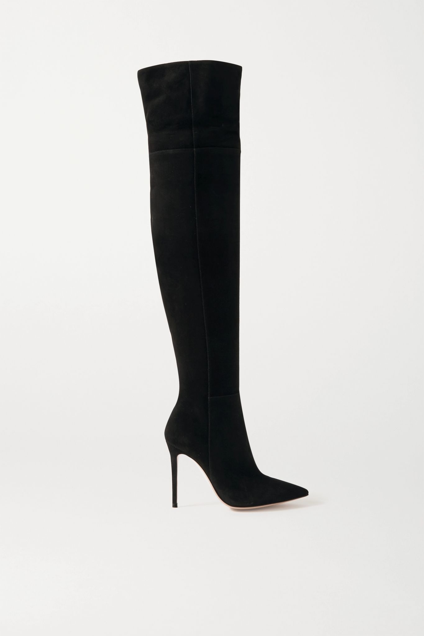 105 suede over-the-knee boots - 1