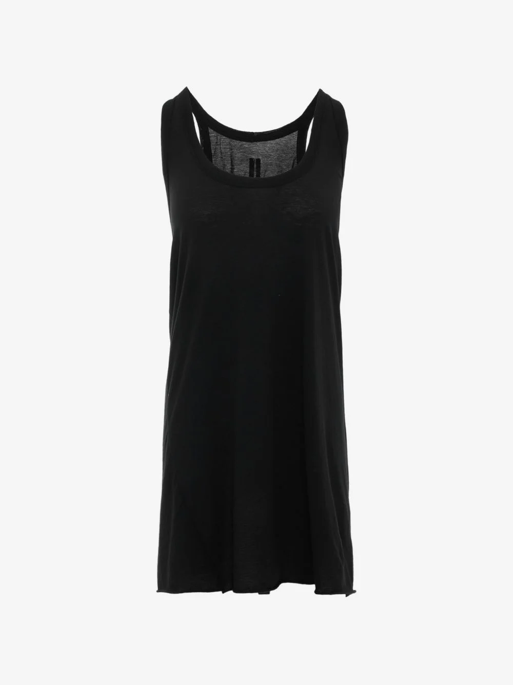 ribbed-trim tank top - 1
