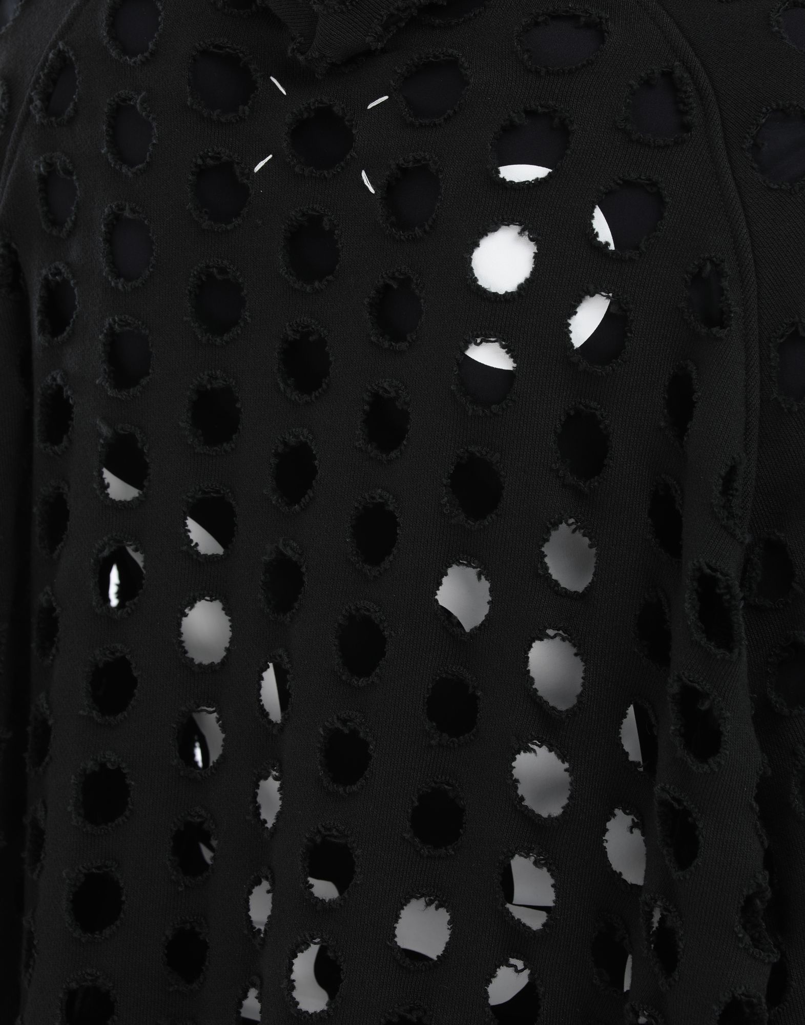 Punched holes hoodie - 6