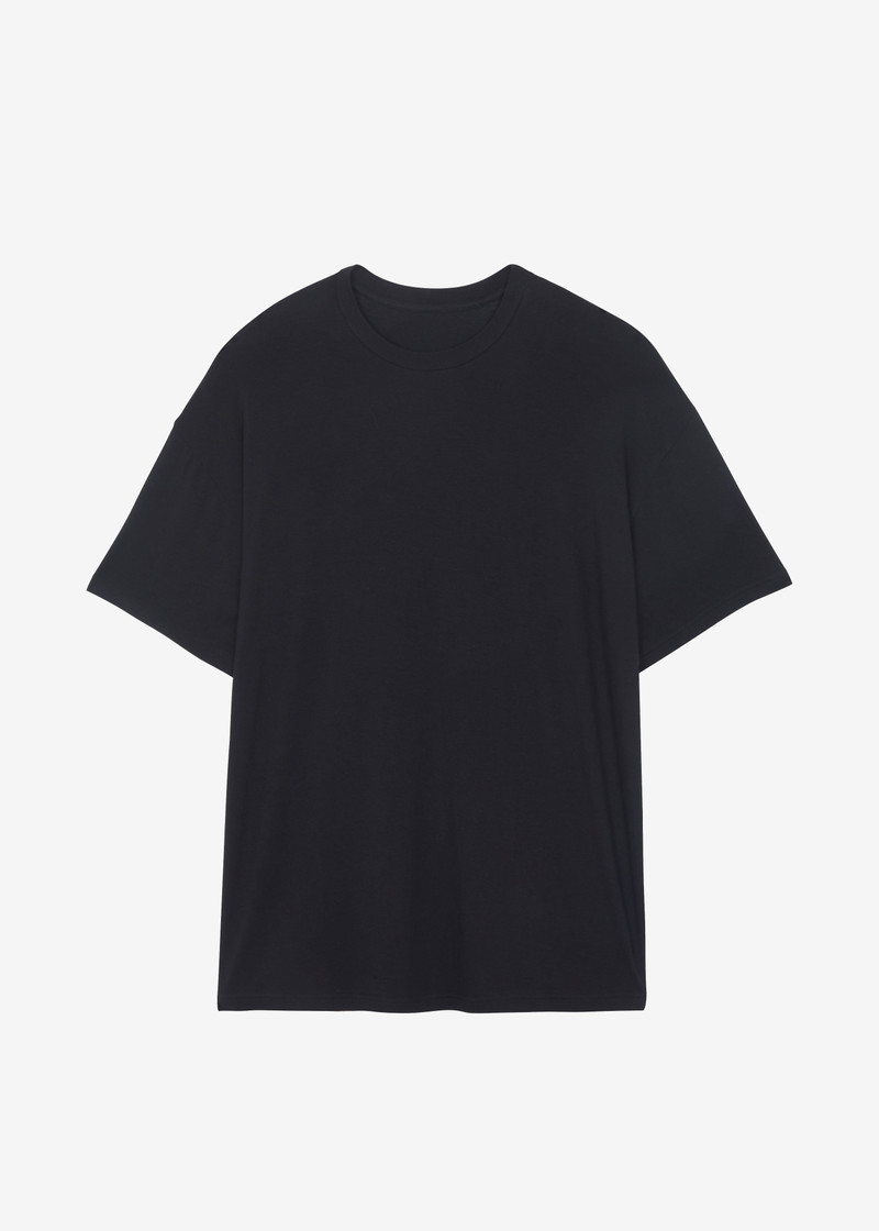 Ella Boxy Tee - Black 1