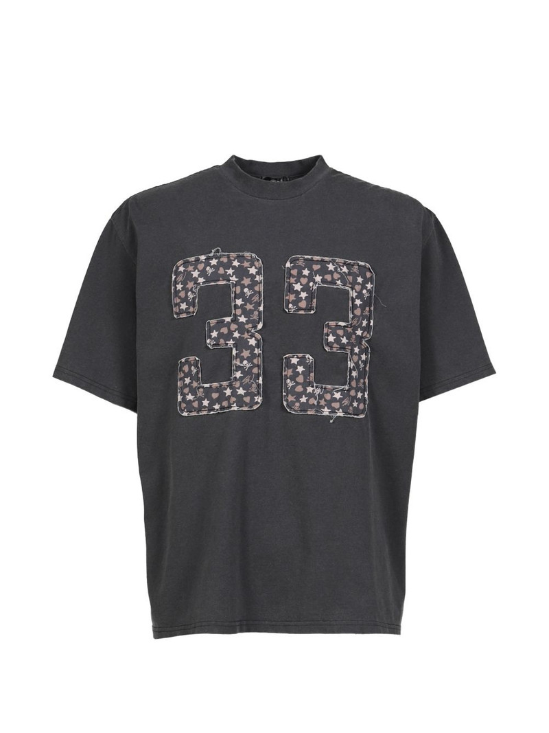 x SWJP appliqué T-shirt 1