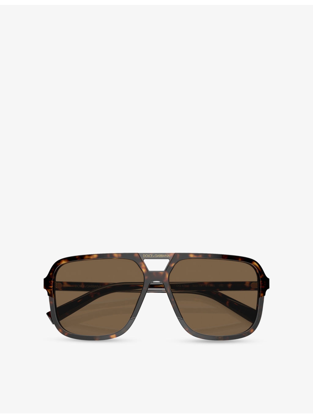 DG4354 Square-Frame Tortoiseshell Acetate Sunglasses - 2