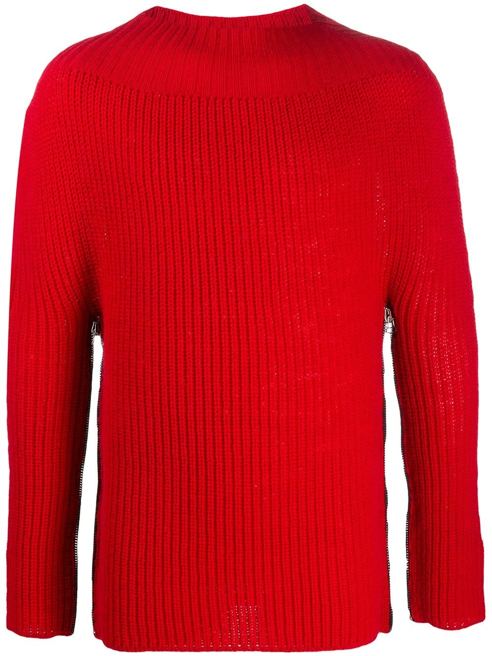 ribbed-knit jumper - 1