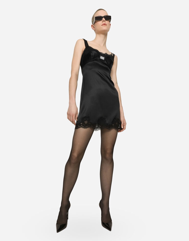 Short slip dress with Dolce&Gabbana tag - 5