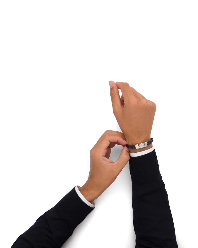 Prada Braided Nappa Leather Bracelet outlook