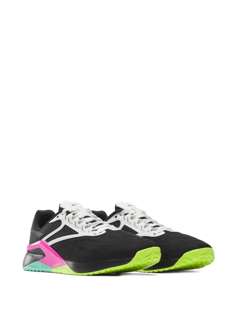 Reebok Nano X2 "Black/Laser Lime/Laser Pink" sneakers outlook