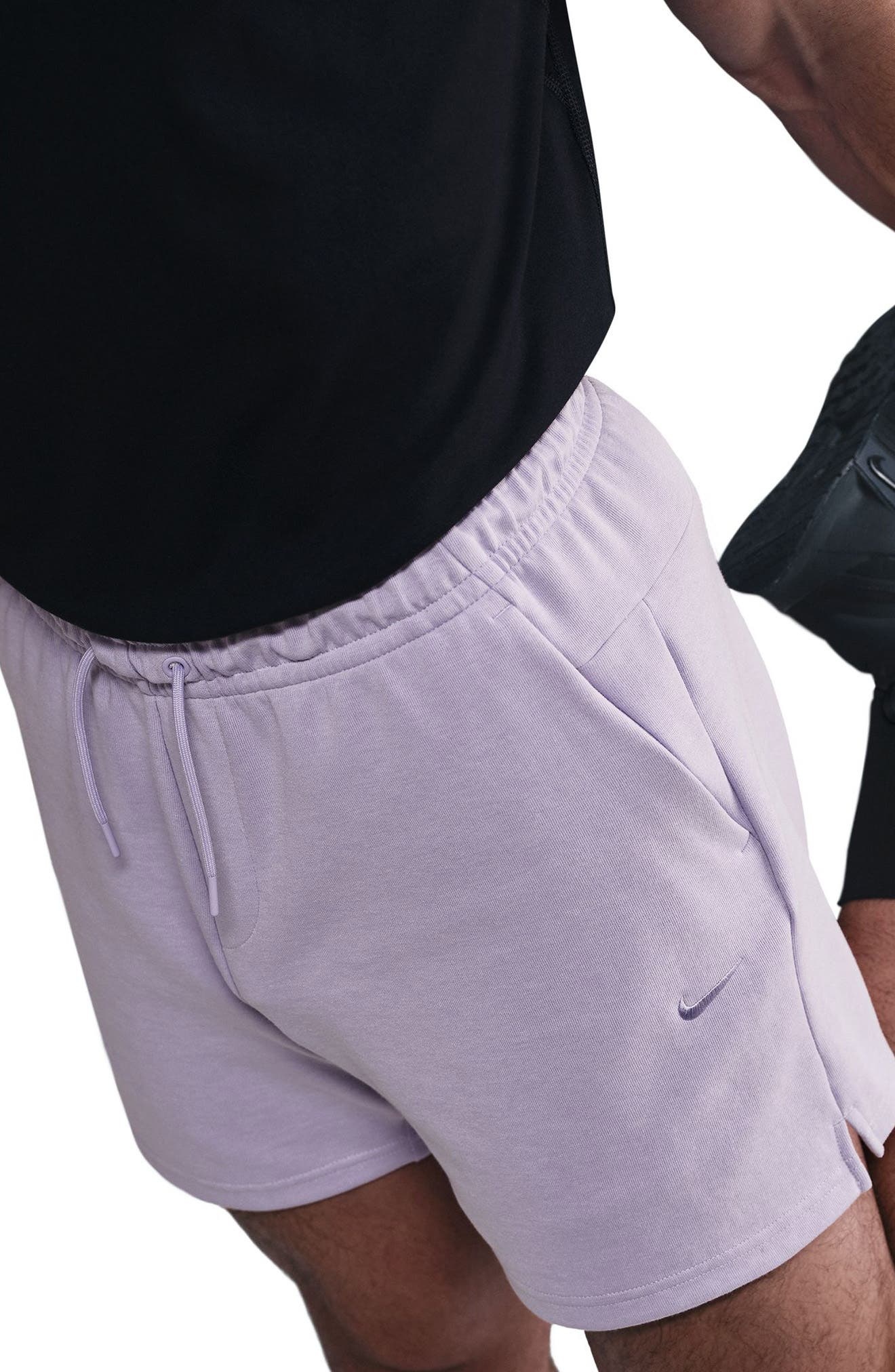 Nike Primary Dri-FIT Unlined Shorts in Hydrangeas/Heather at Nordstrom - 7