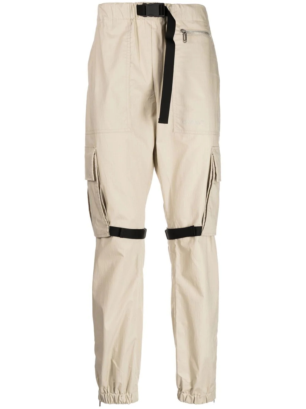 Diag-stripe cargo trousers - 1