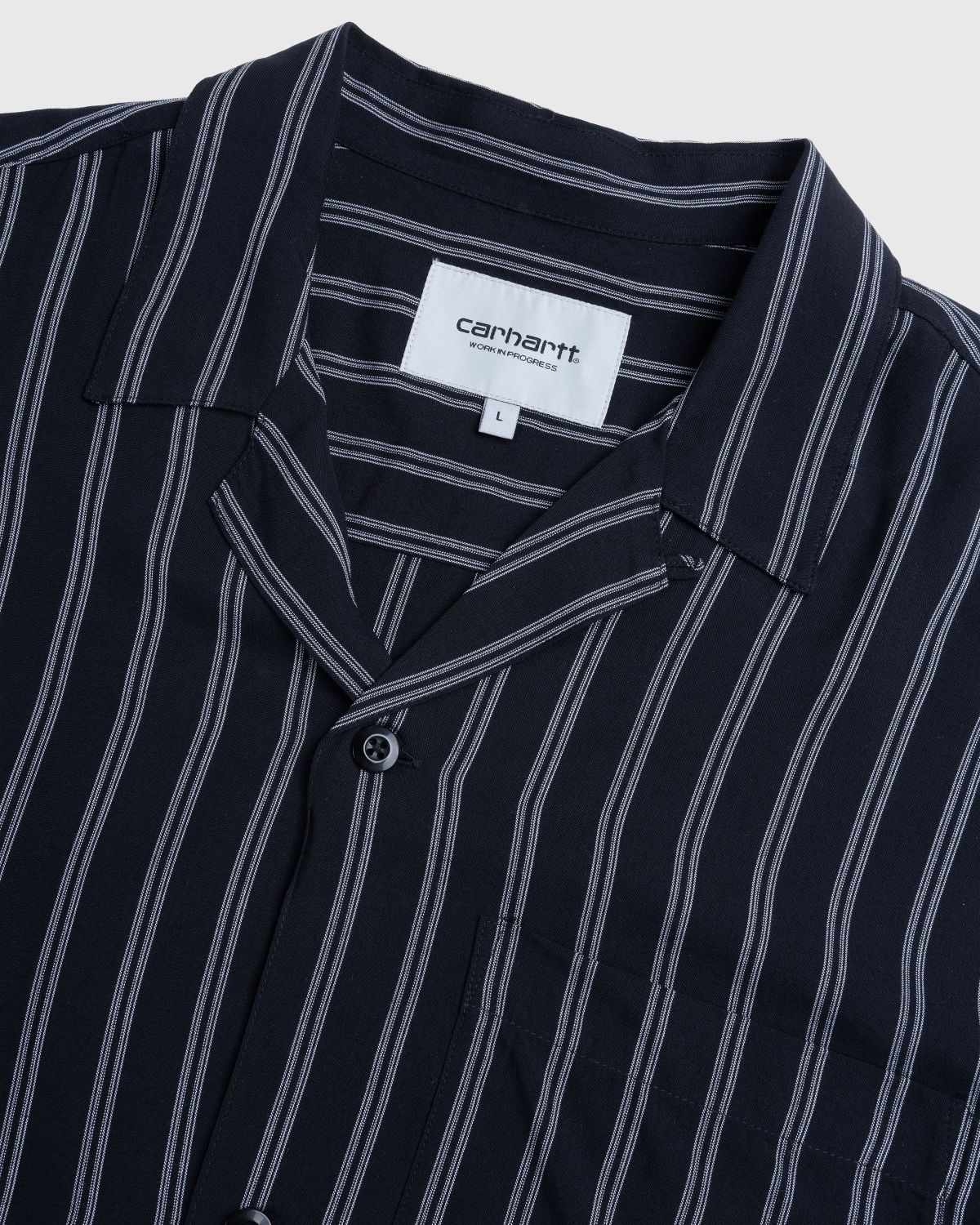 Carhartt WIP – Reyes Stripe Shirt Black - 6