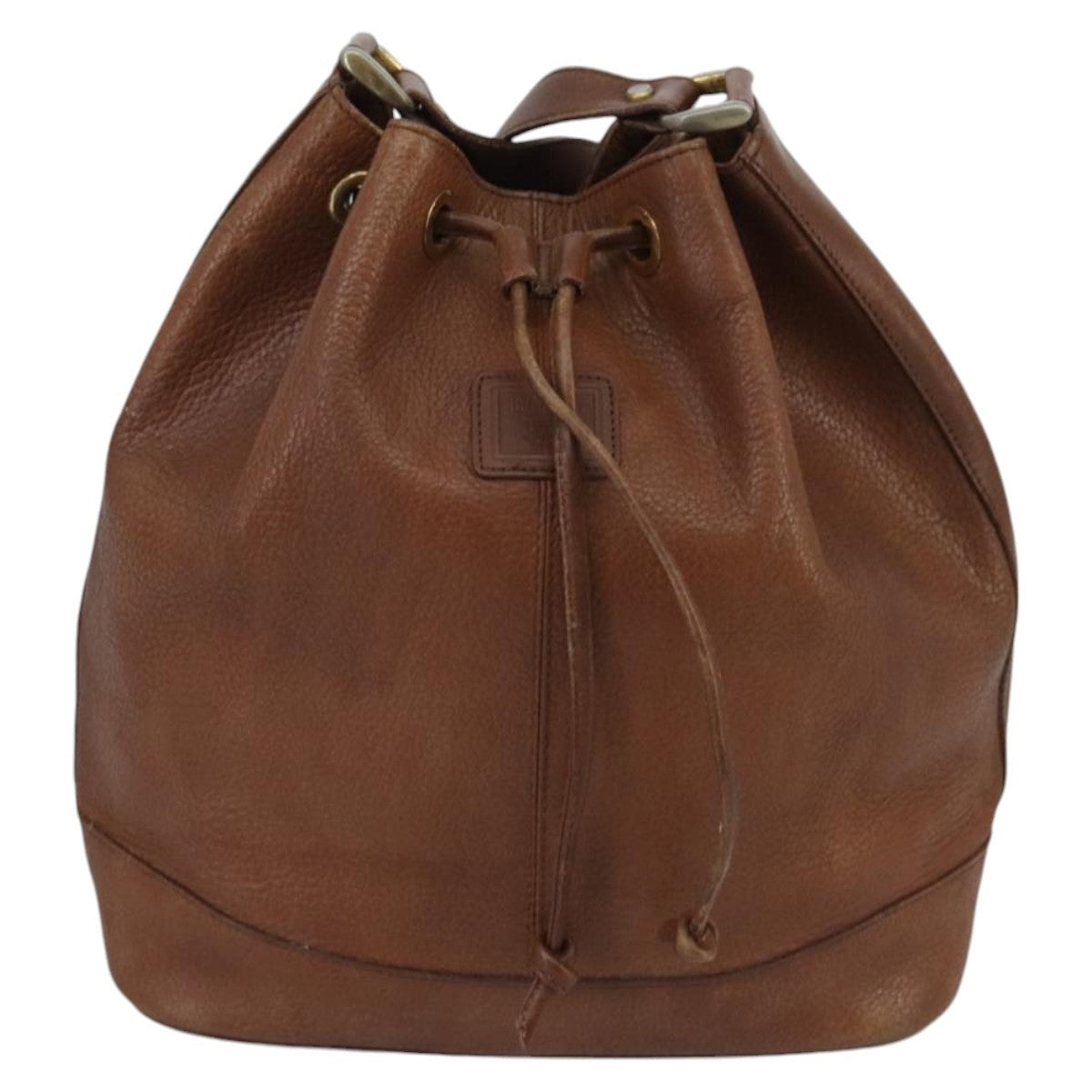 Burberry Nova Check Shoulder Bag Leather Brown Gold - 13