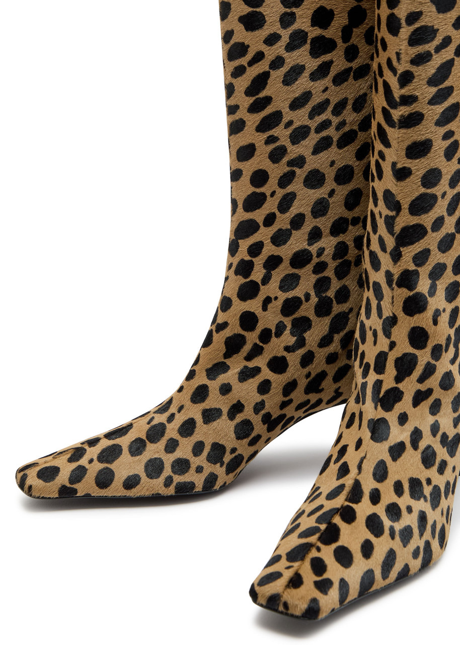 Khaite Ona 55 Calf-hair Knee-high Boots - 3