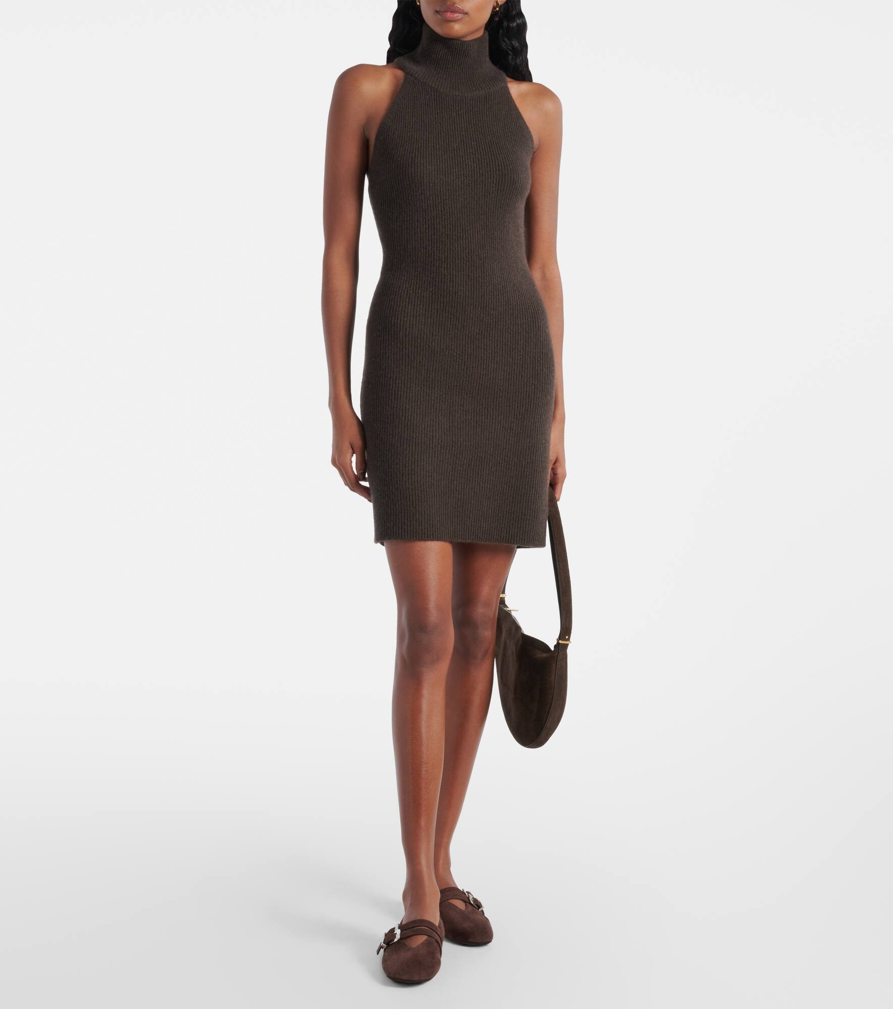 Lisa cashmere turtleneck minidress - 2