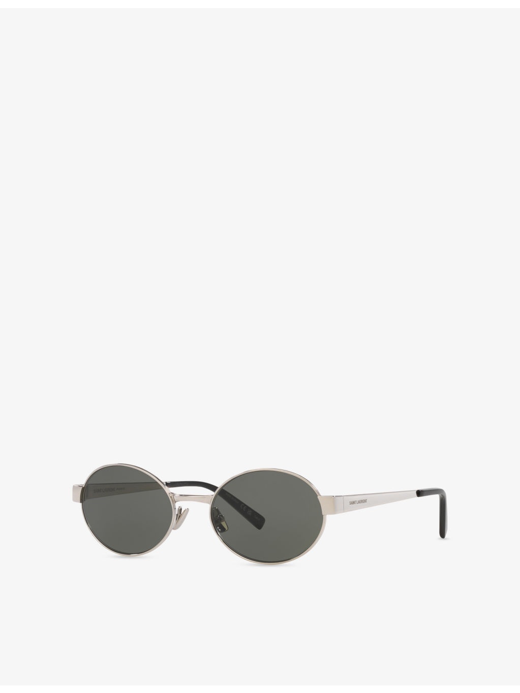 SL692 Oval-Frame Metal Sunglasses - 2