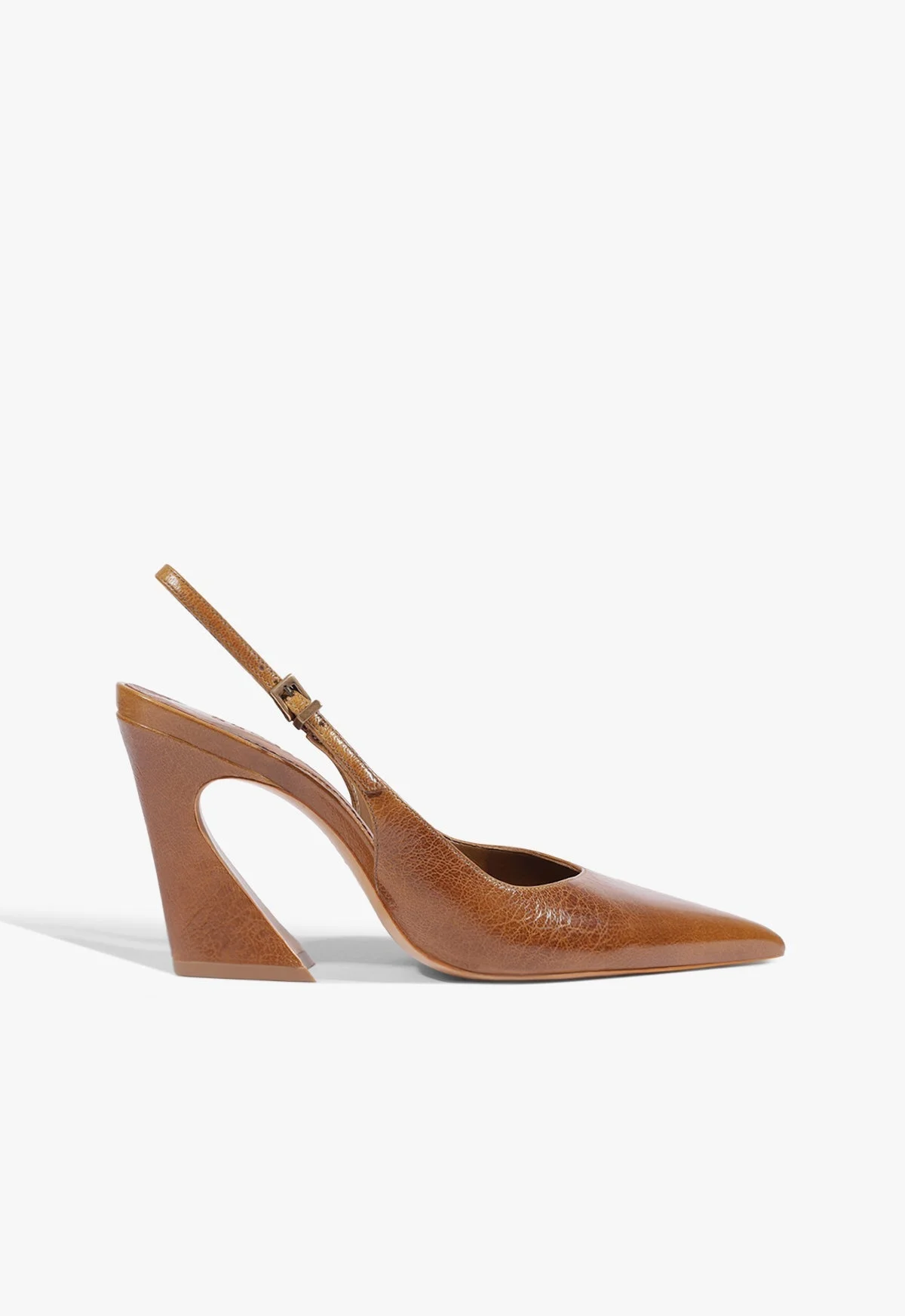 Lexi Sling Block Leather Pump - 1