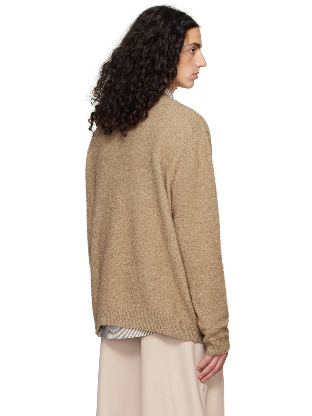 Beige Pilling Sweater - 3