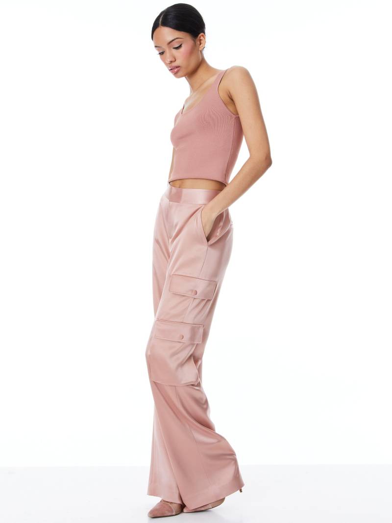 HAYES HIGH WAISTED WIDE LEG CARGO PANT 6