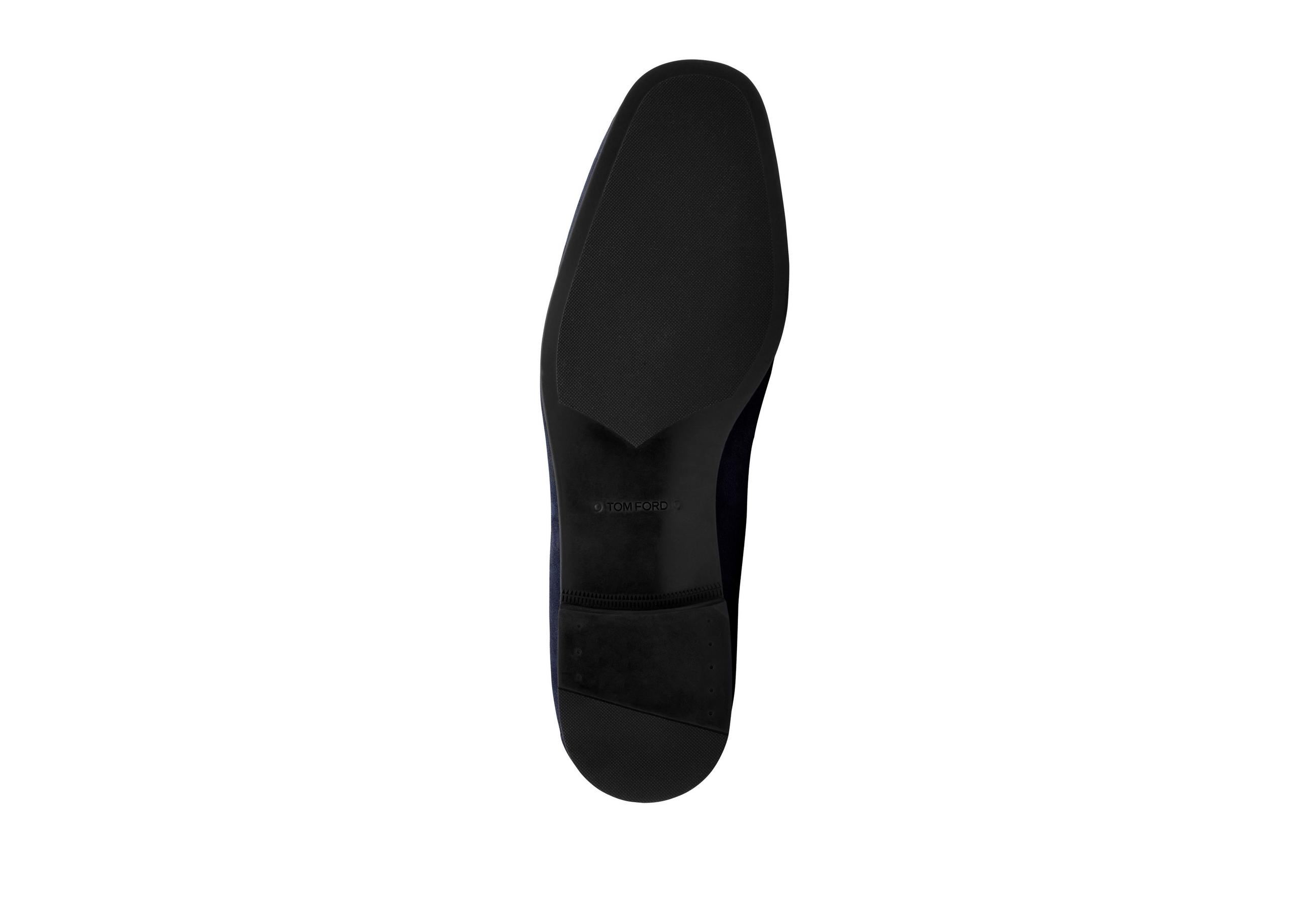 SUEDE SEAN TWISTED BAND LOAFER - 4