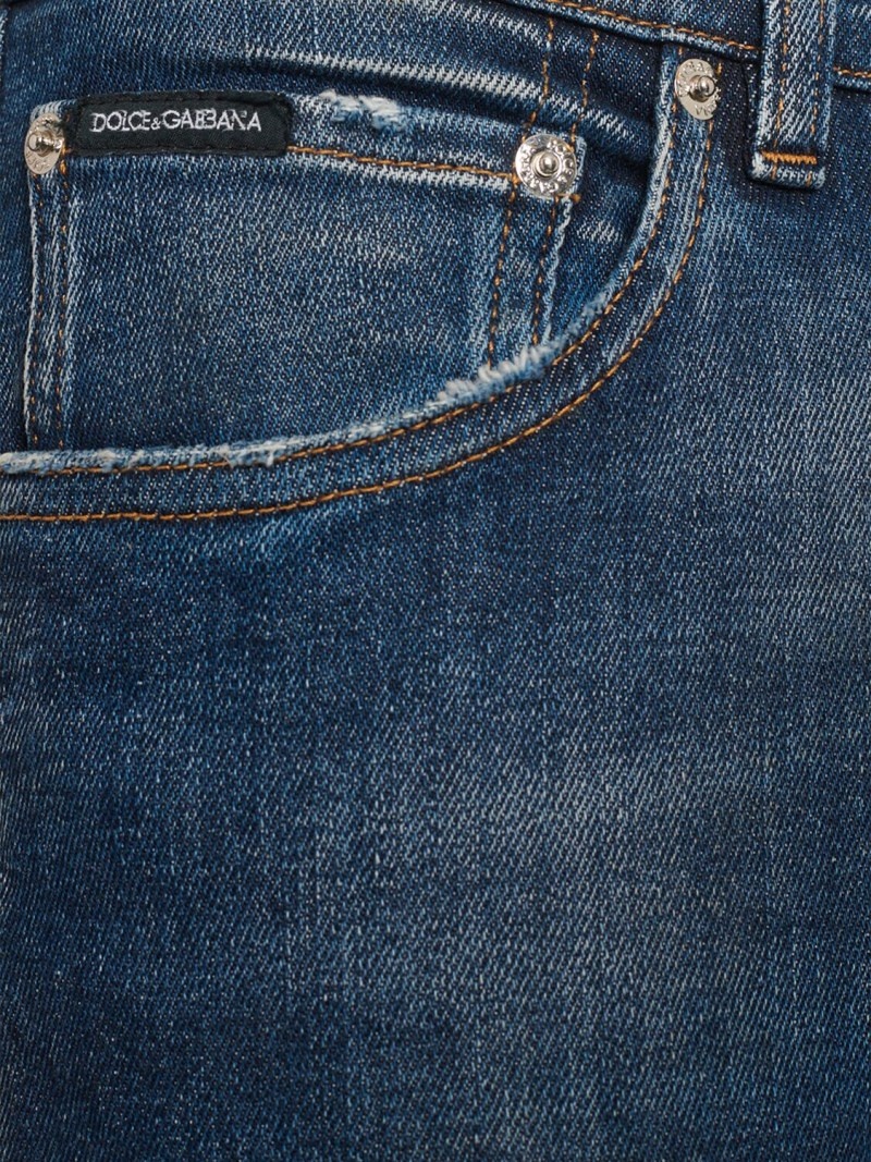 Denim five pocket jeans - 5