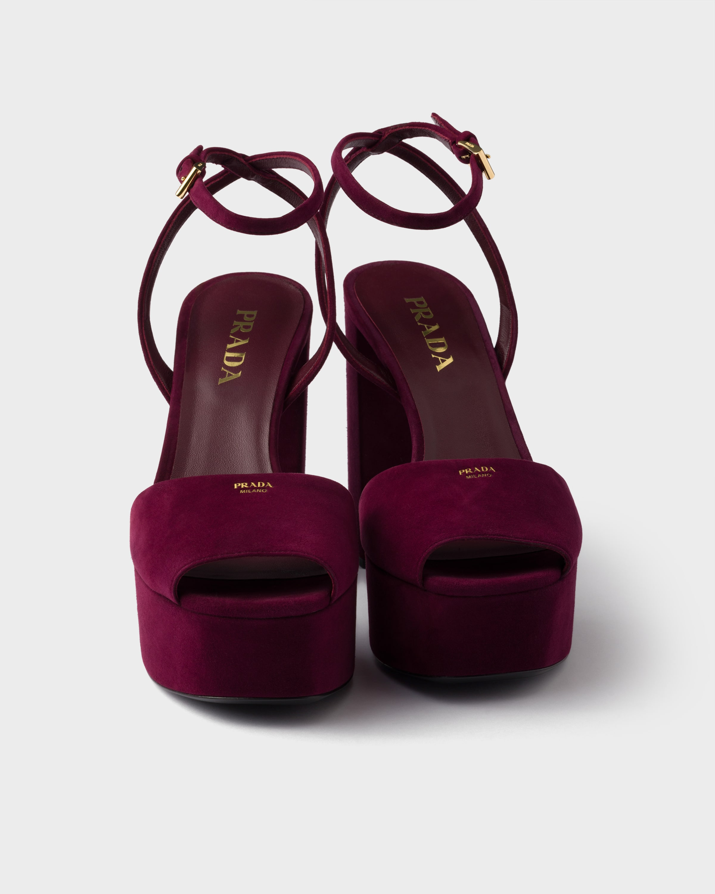 Suede platform sandals - 6