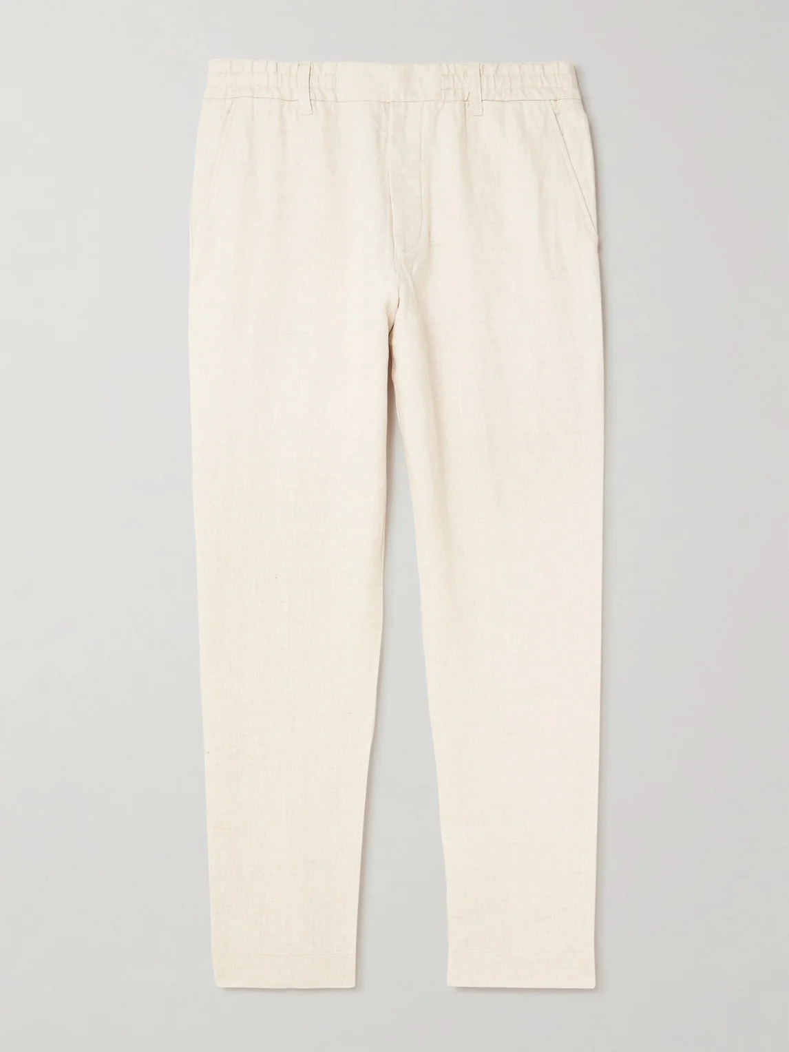 Billie 1454 Tapered Linen Trousers - 1