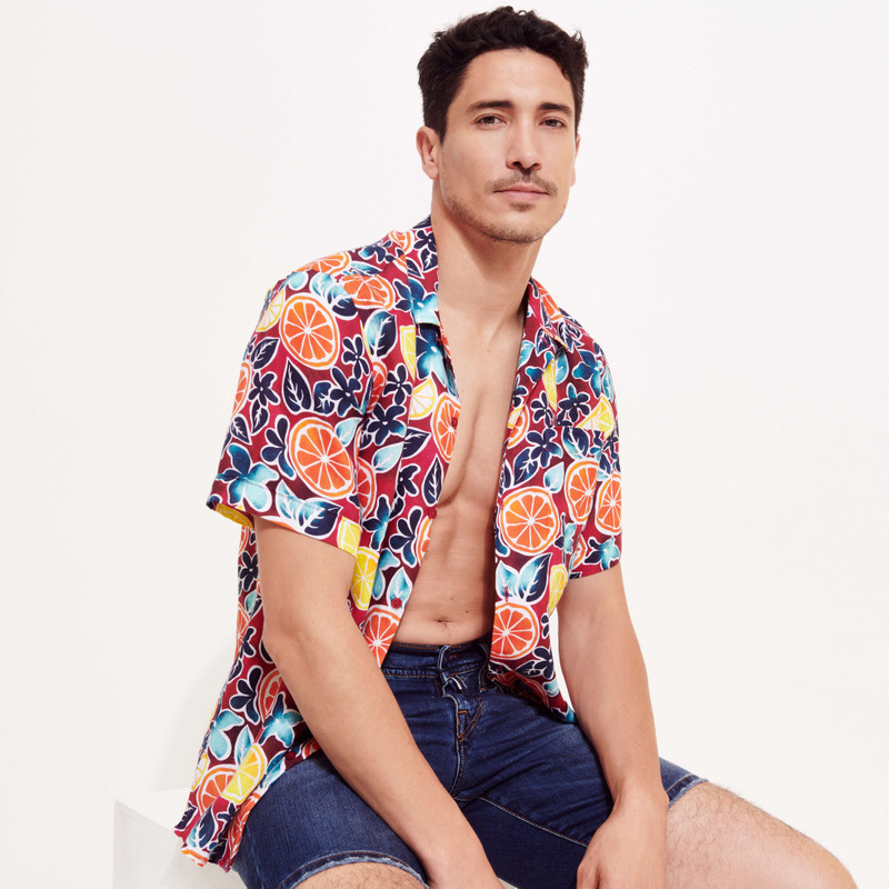 Men 5-Pockets Denim Bermuda Neo Medusa 5