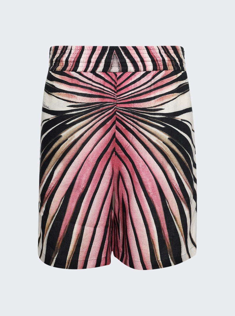 Ray Of Gold Print Lounge Short Pink 1
