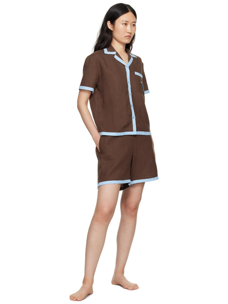 SLEEPER Brown Garrick Shirt outlook