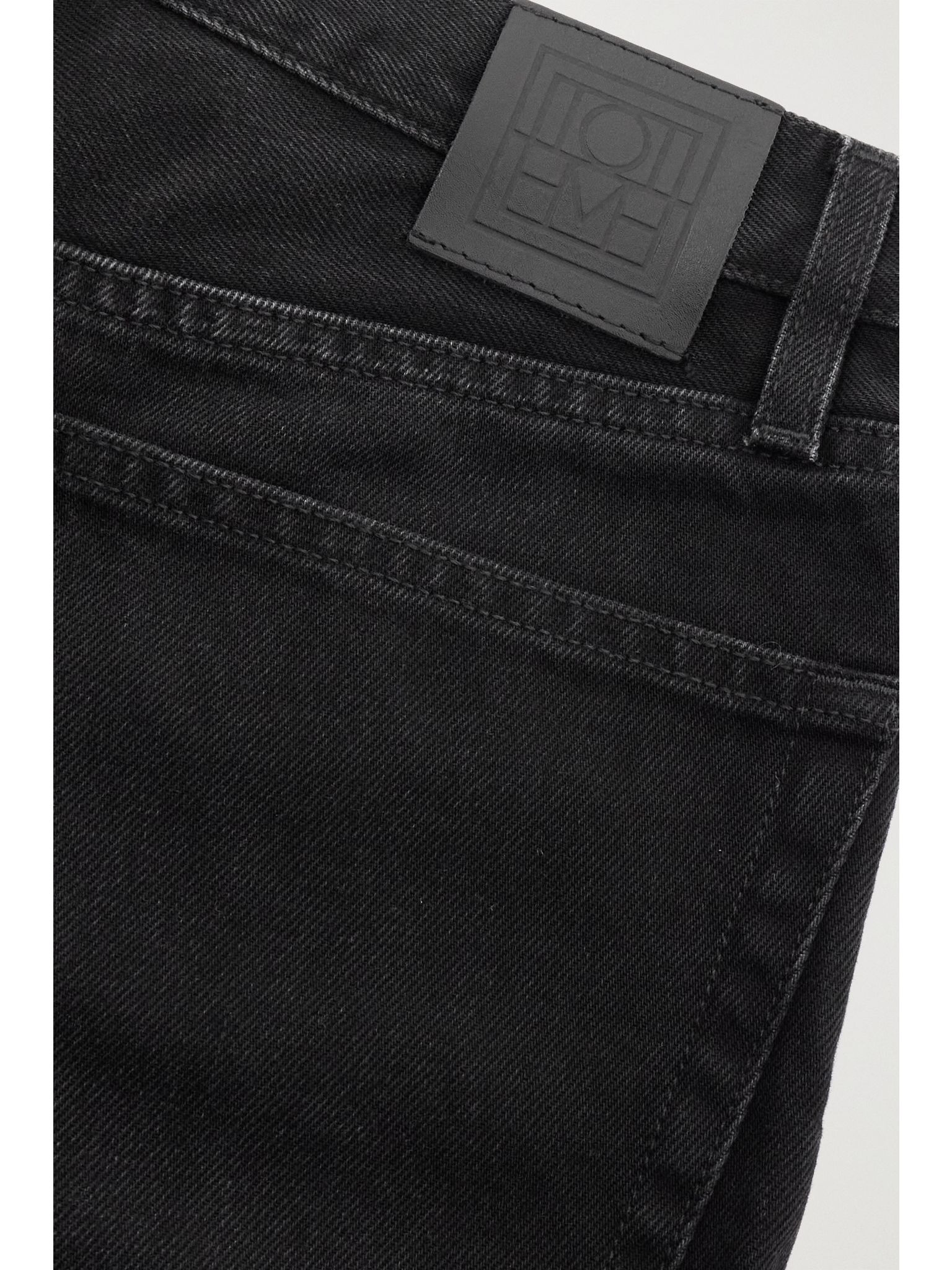 + NET SUSTAIN high-rise straight-leg jeans Black - 6