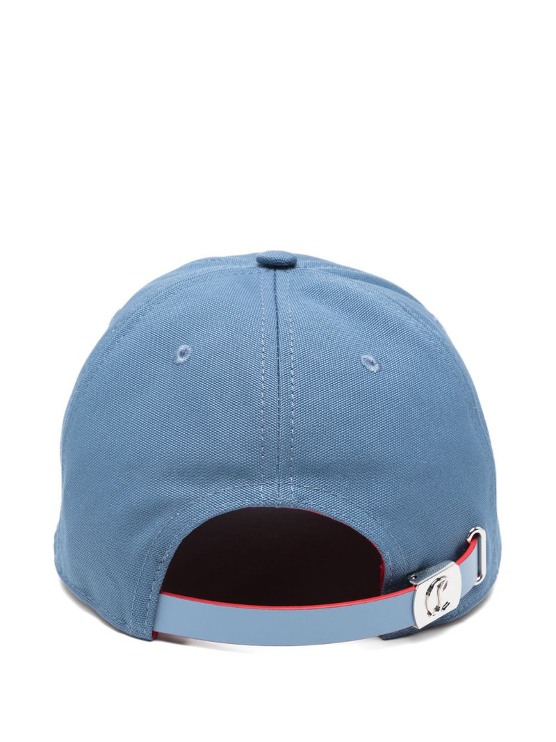 Christian Louboutin Mooncrest Ivy canvas baseball cap outlook